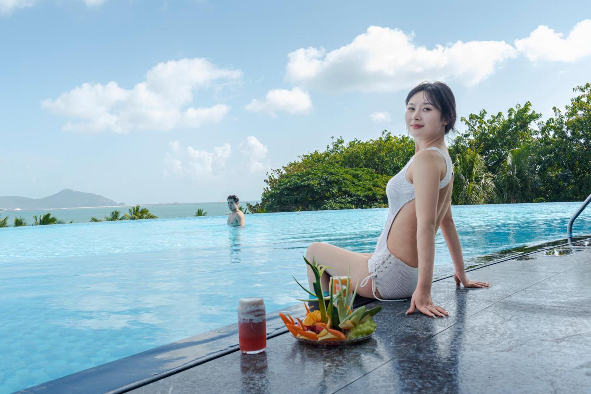 Sanya Junji Seaview Hotel Exterior foto